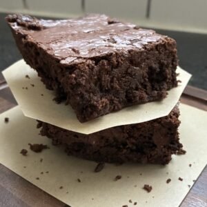 Maple Kissed Dark Chocolate Brownies Fir and Maple