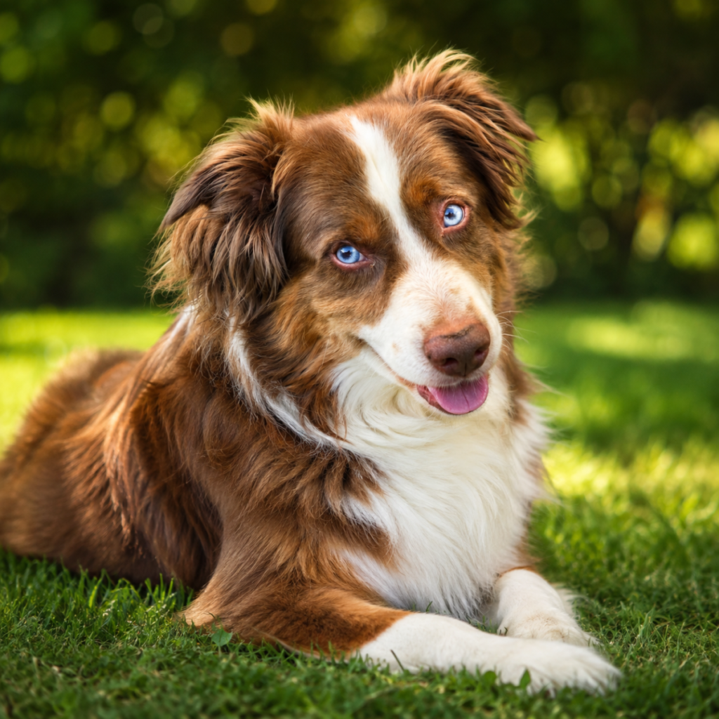 jasper lying in grass 8 20 26